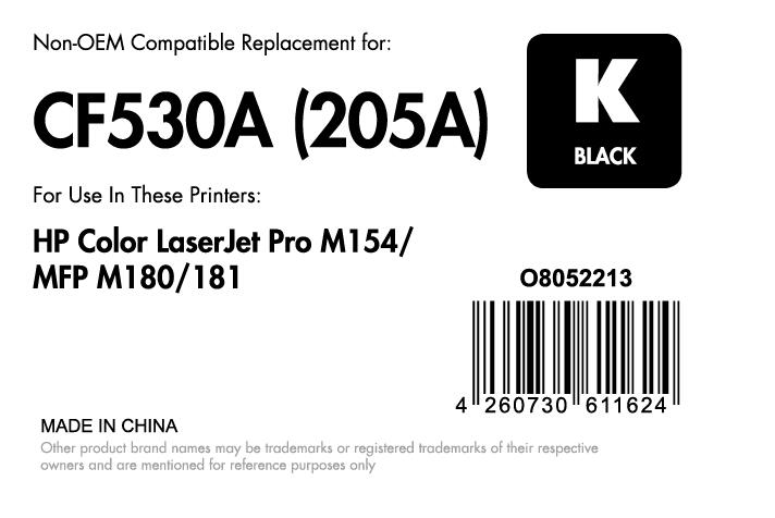OFFICE-Partner Premium Toner - alternativ zu HP 205A (CF530A) - schwarz OFFICE-Partner Premium Toner - alternativ zu HP 205A (CF530A) - schwarz
